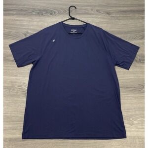 Rhone Reign Short Sleeve Navy Blue Tshirt Men's Sz XL Gym Workout lightweight